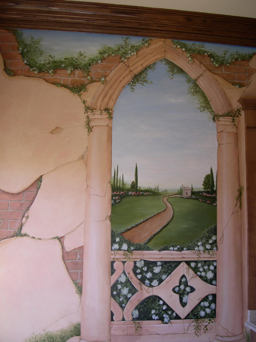 Italian Ruins - Parade of Homes Muralist