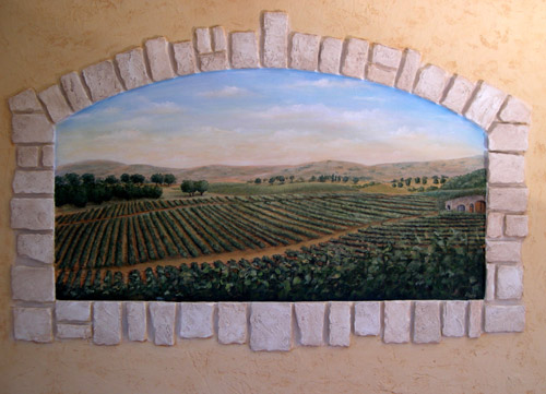 Wine Cellar Murals