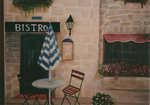 French Bistro - French Cafe - French Street Scene