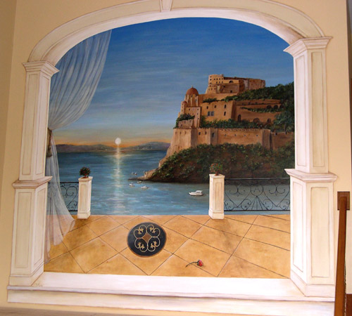 Italian Wall Mural - Ocean View  - Italy