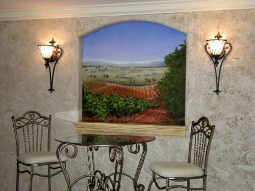Wine Vineyard Murals
