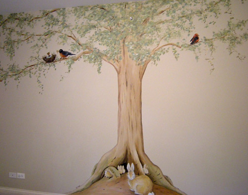 Peter Rabbit - Tree Murals