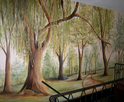 Willow Trees - Mural